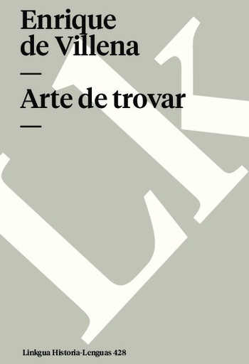 [QB-1376] Arte de trovar. Selección